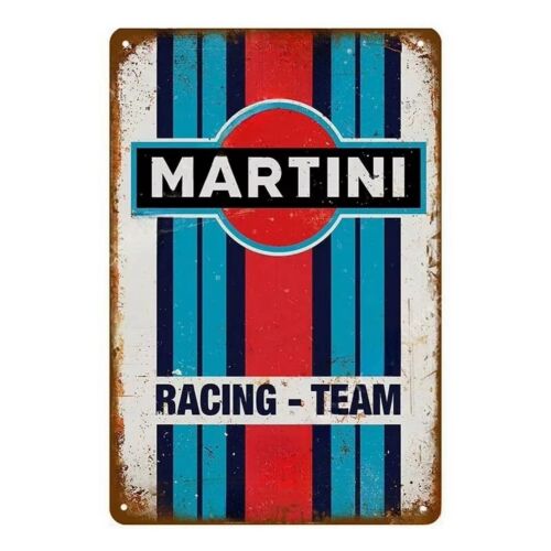 Vintage Collectible Signs - Martini Racing Team Vintage Tin Sign