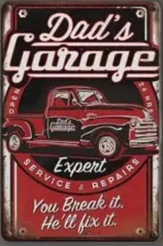 Vintage Collectible Signs - Vintage Metal Signs Wall Decor, slammed