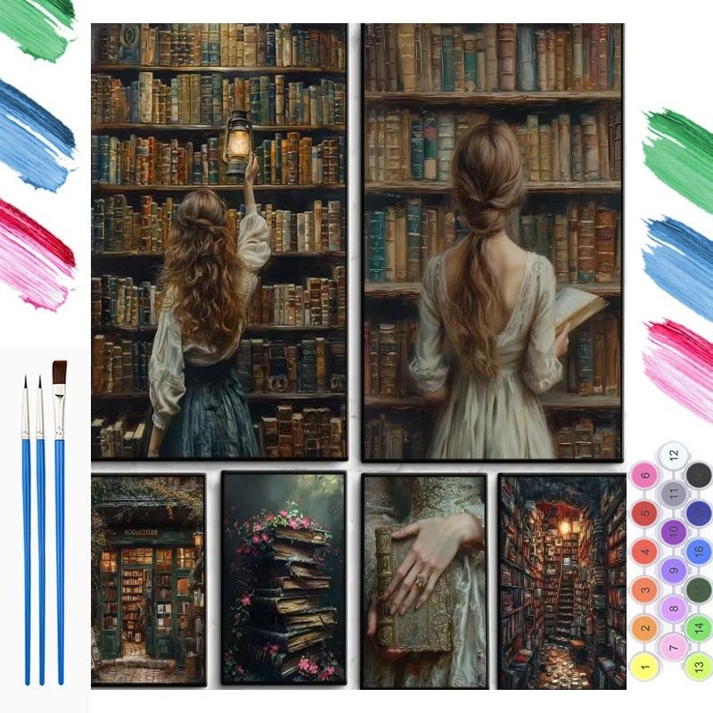 Vintage Things Collection - DIY Oil Painting By Numbers Vintage