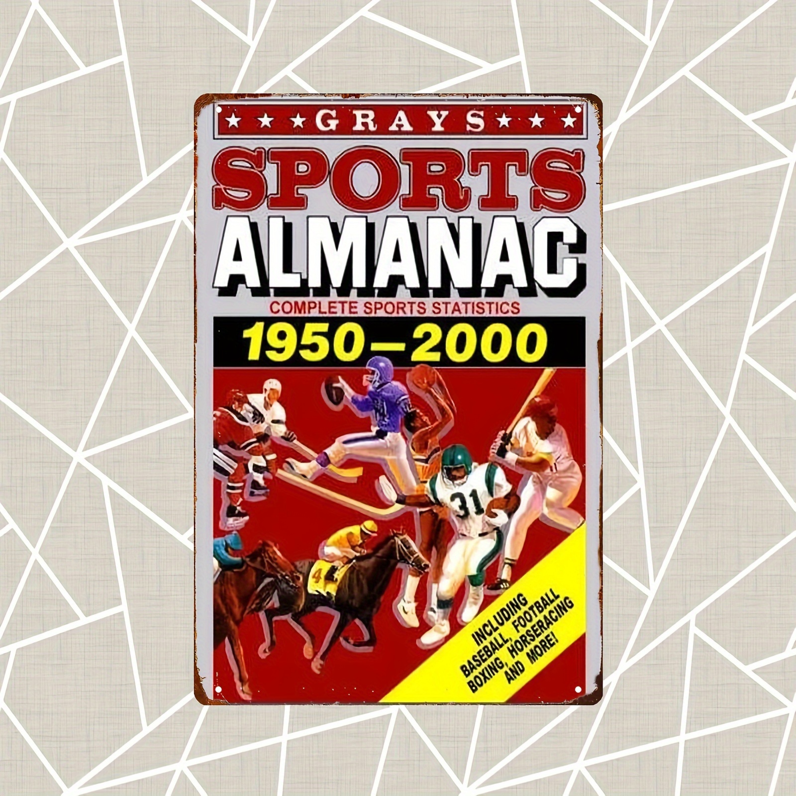Vintage Collectible Signs - Back to the Future Sports Almanac
