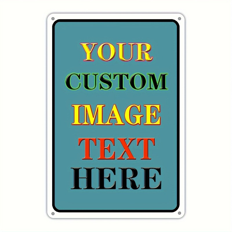 Vintage Collector - Custom Photo Rectangular Iron Plate Vintage