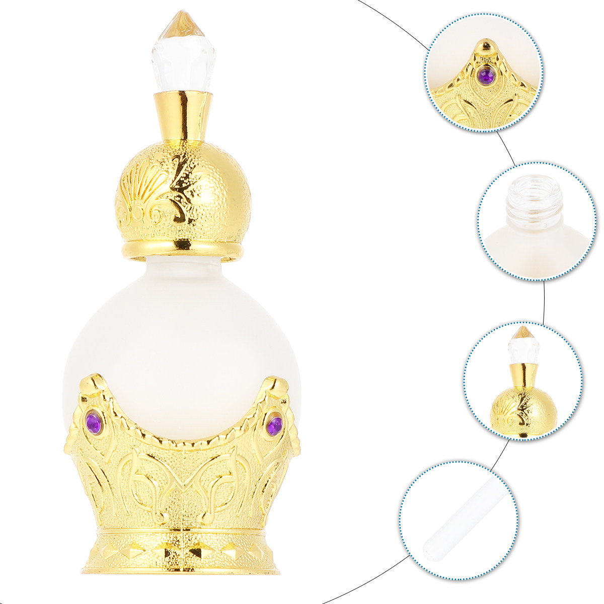 15Ml Gold Perfume Bottle Vinta – Vintage Collectible Perfume Bottles Bewertung und Preis
