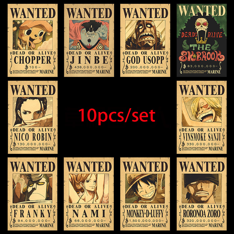 10pcs Anime One Piece Luffy 3  – Vintage Things Collection Bewertung und Preis