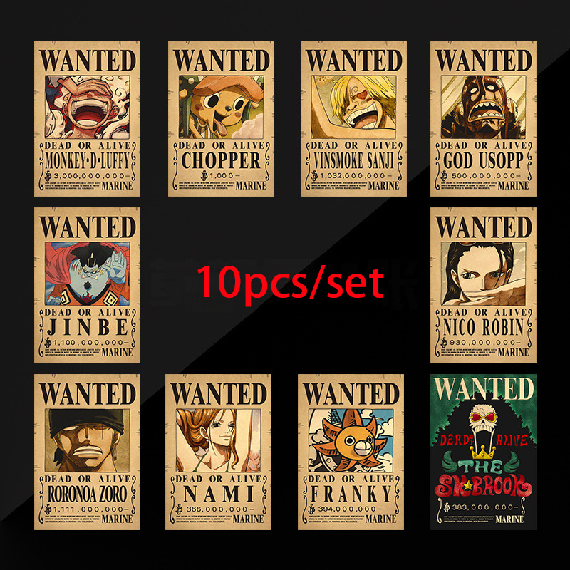 10pcs Anime One Piece Luffy 3  – Vintage Things Collection Bewertung und Preis