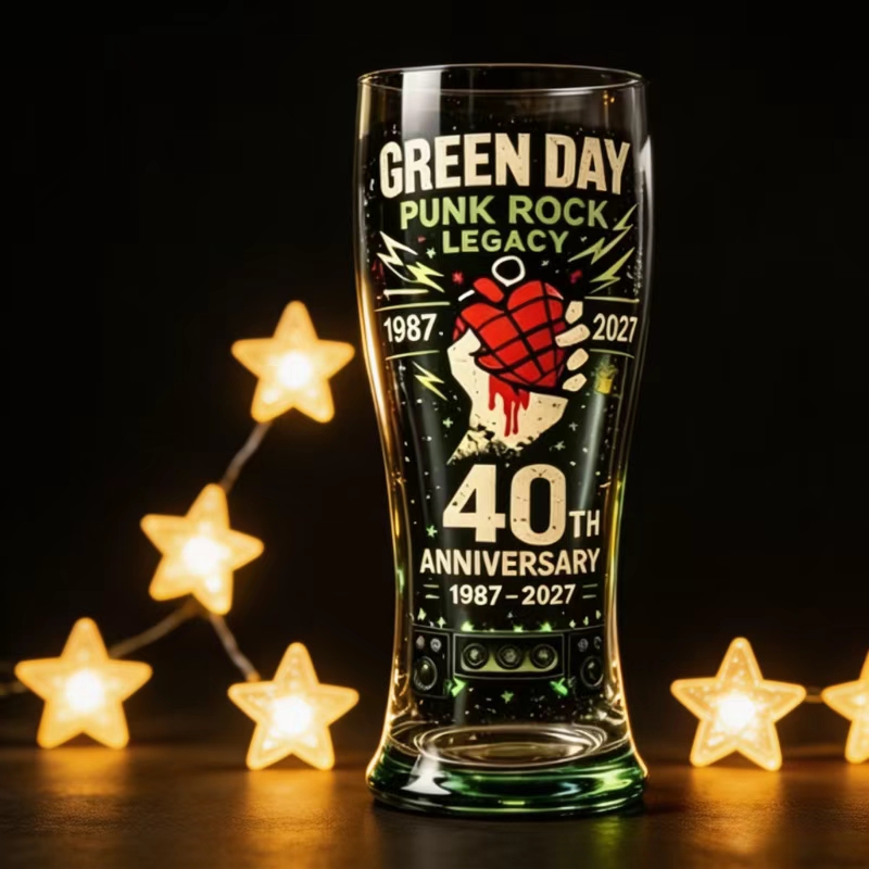 Retro Punk Rock 40 Year Commem – Vintage Collectible Glass Bewertung und Preis