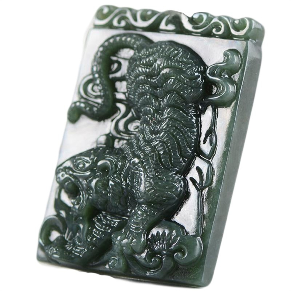 Natural Dark Green HeTian Jade – Vintage Things Collection Bewertung und Preis