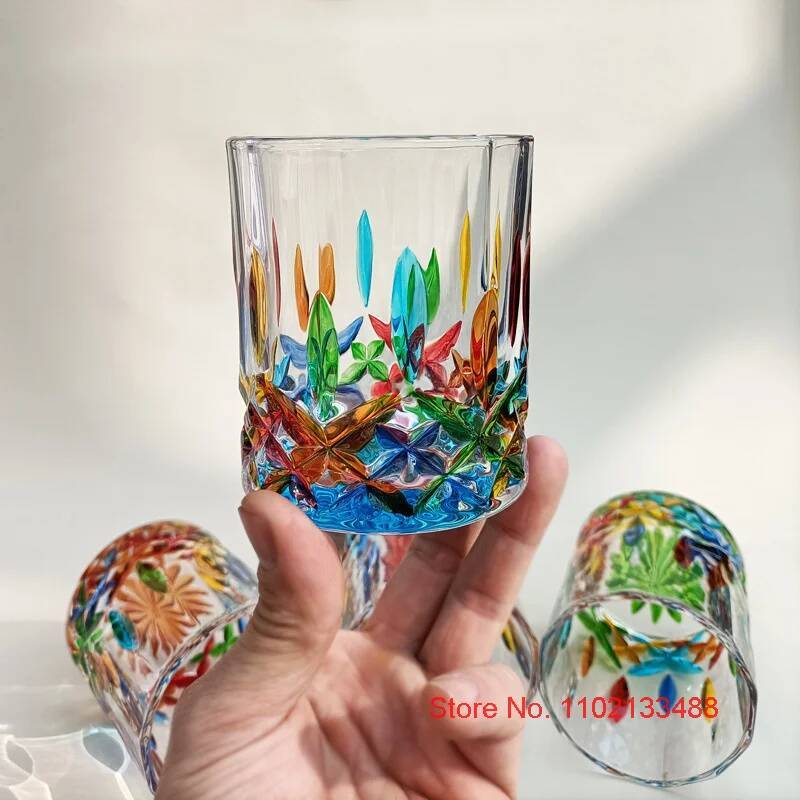 Designer Cup Colorful Jewelry  – Vintage Collectible Glass Bewertung und Preis