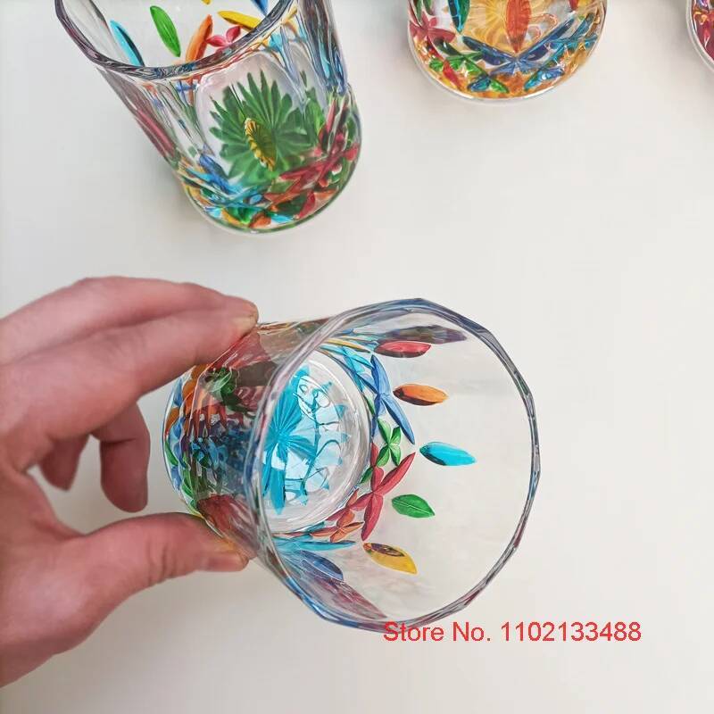 Designer Cup Colorful Jewelry  – Vintage Collectible Glass Bewertung und Preis