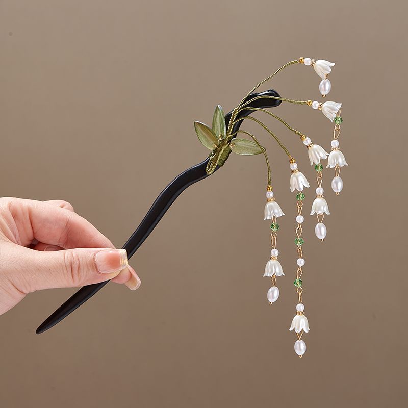 Wooden Flower Hairpin Vintage  – Vintage Collectible Item Bewertung und Preis