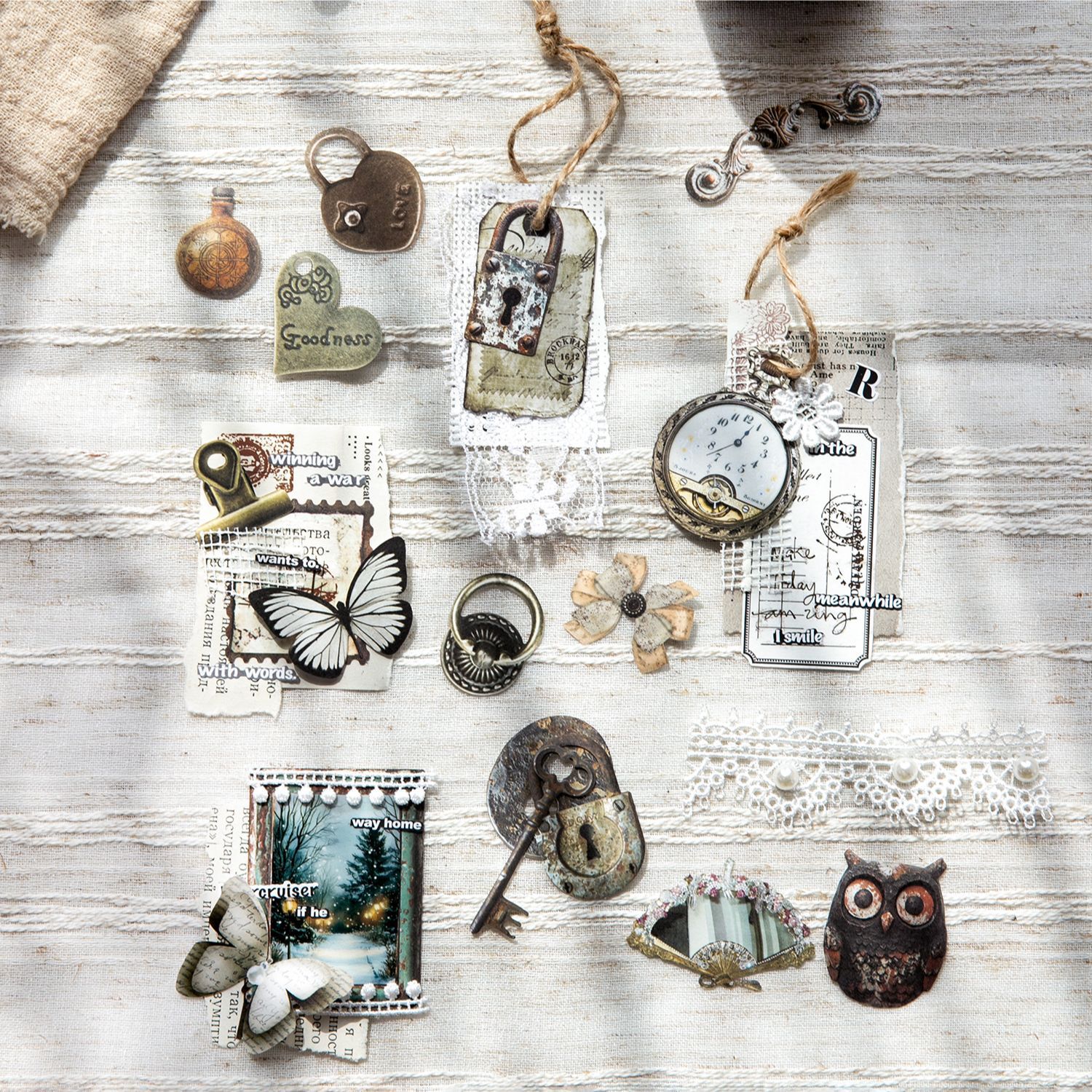50pcs/1lot Kawaii Scrapbook St – Vintage Things Collection Bewertung und Preis
