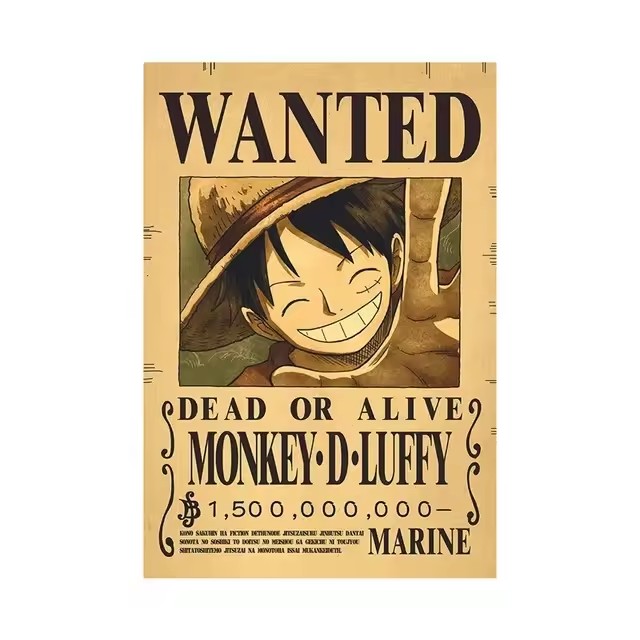 Anime One Piece Bounty Wanted  – Vintage Things Collection Bewertung und Preis