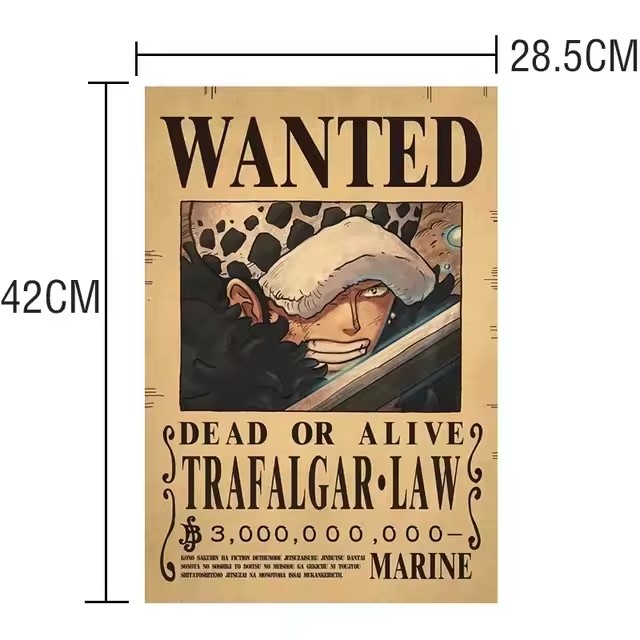 Anime One Piece Bounty Wanted  – Vintage Things Collection Bewertung und Preis