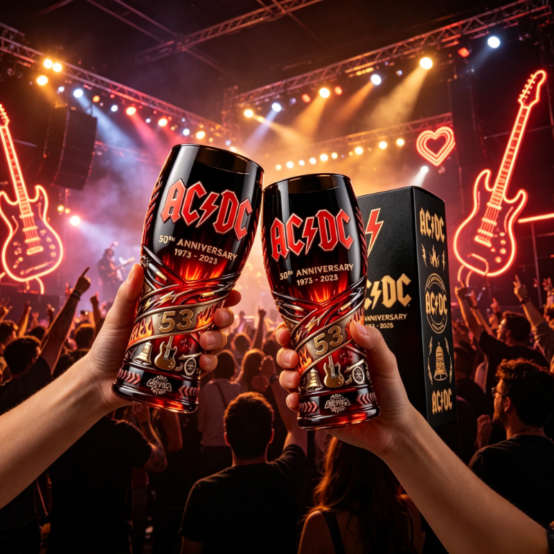 53rd Anniversary Classic Rock  – Vintage Collectible Glass Bewertung und Preis