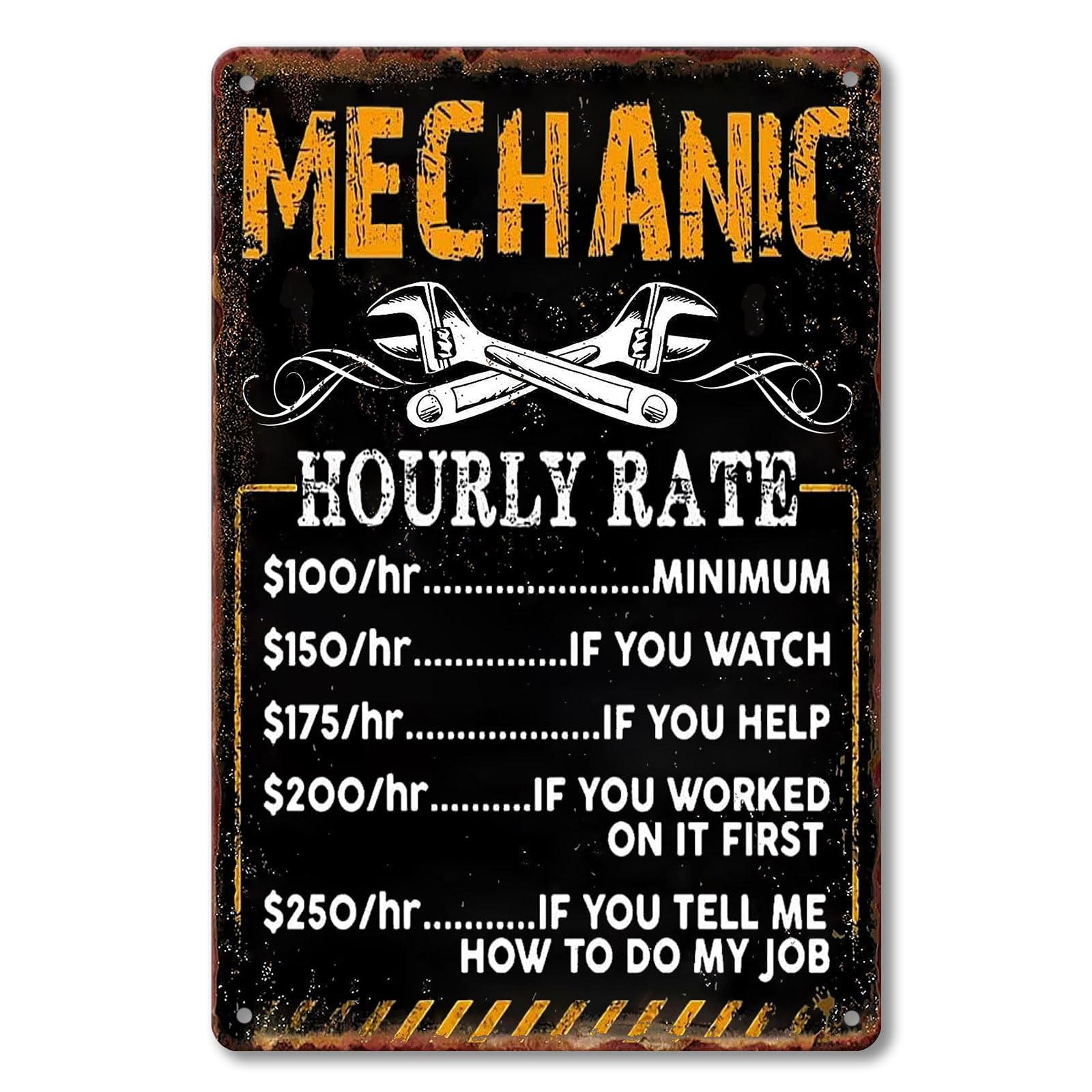 Funny Mechanic Shop Sign Mecha – Vintage Collectible Signs Bewertung und Preis