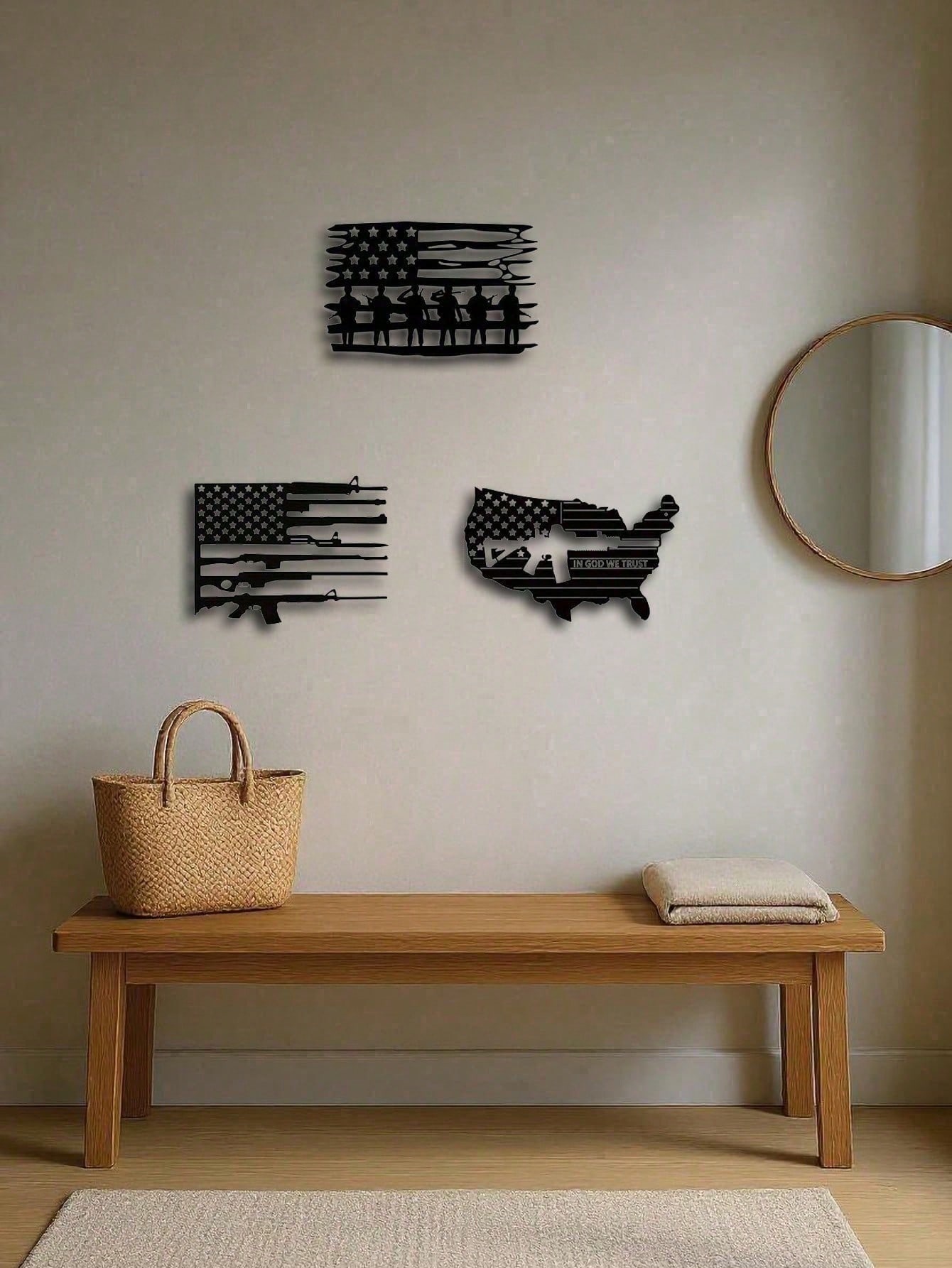 Vintage 3 Piece American Flag  – Vintage Things Collection Bewertung und Preis