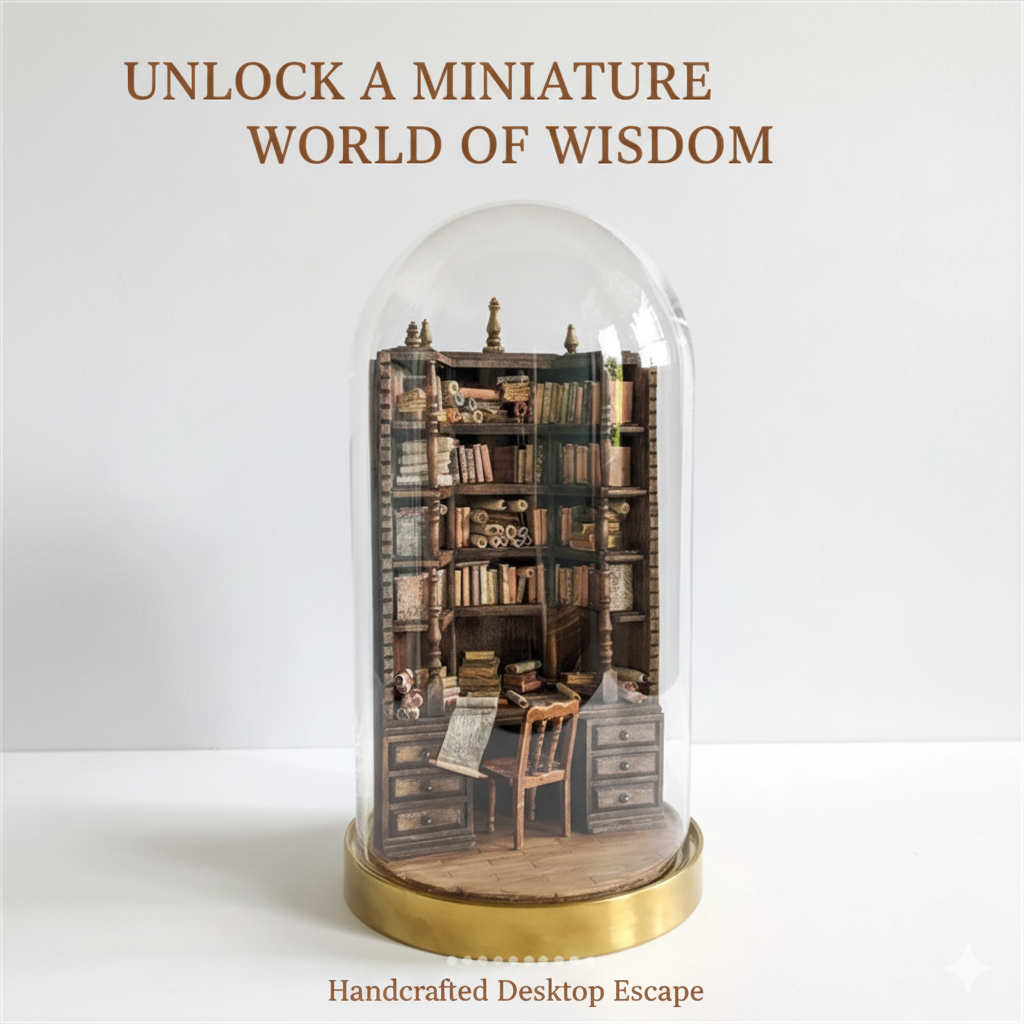 Miniature Bookcase Bookshelf D – Vintage Collectible Glass Bewertung und Preis