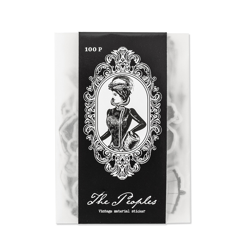 1pack/100pcs Vintage Black Whi – Vintage Things Collection Bewertung und Preis