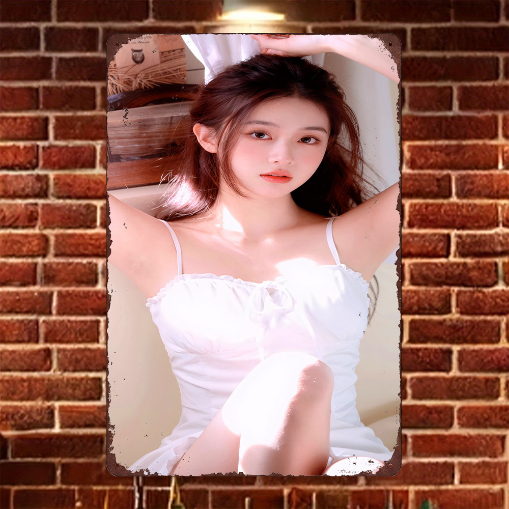 HD Tin Sign Vintage Asian Girl – Vintage Collectible Signs Bewertung und Preis